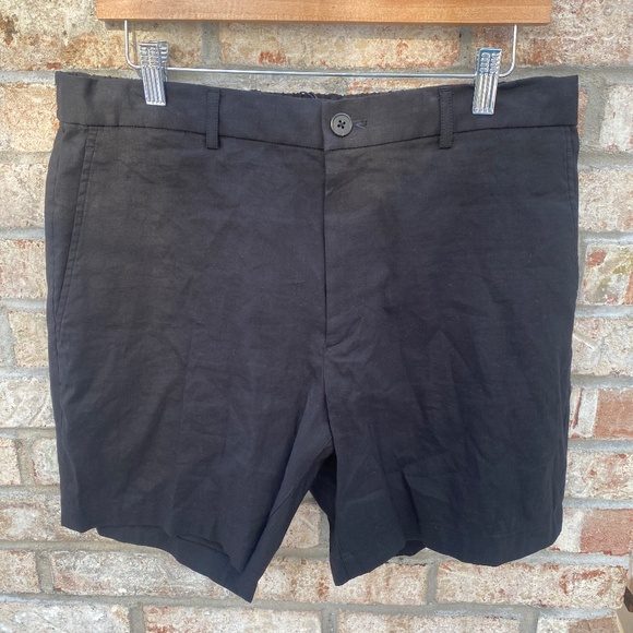 Theory Men's Curtis Linen Shorts Sz 33 - Picture 2 of 6